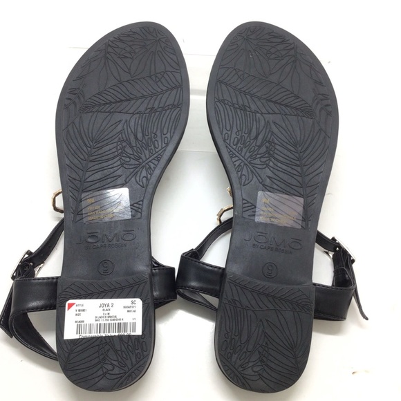 JOMO by Cape Robbin Black Thong Slingback Sandals - Picture 12 of 12